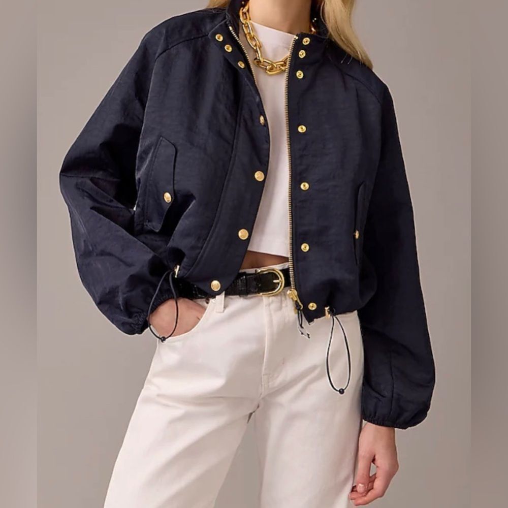J.Crew Collection lightweight bomber jacket NWT Size XS